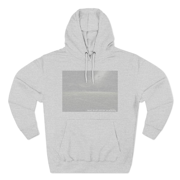 Three-Panel Fleece Hoodie - Blur