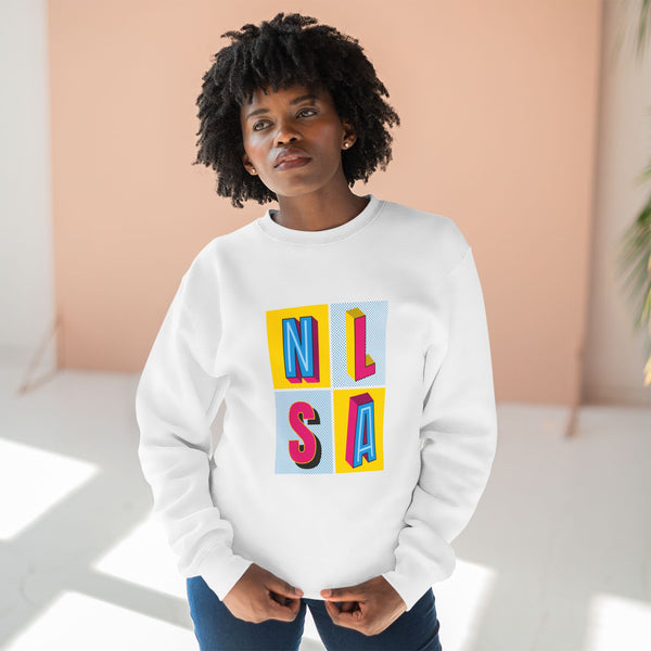 Unisex Crewneck Sweatshirt - 80s Block