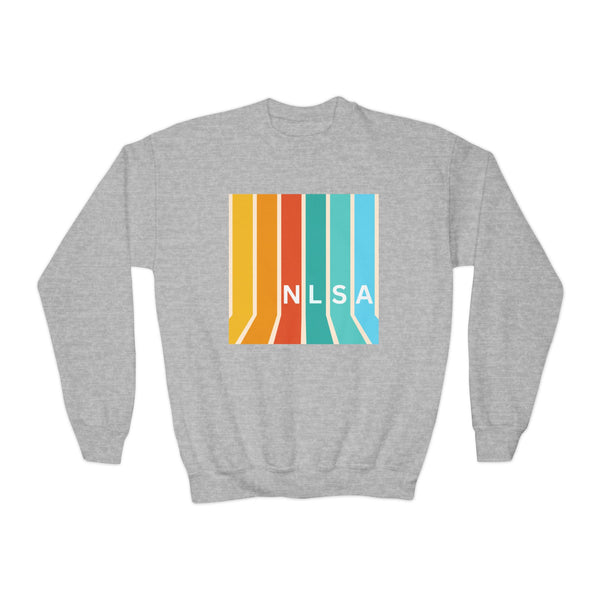 Youth Crewneck Sweatshirt - Stripes